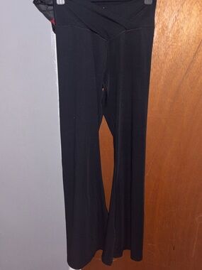 Black Flared Yoga Pants